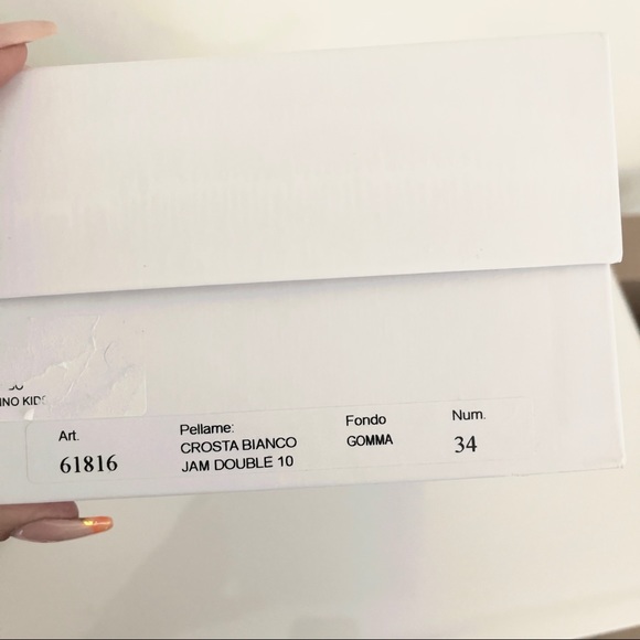 SOLD 🛑 Moschino Kids Logo Touch Strap Sneakers - Picture 5 of 7